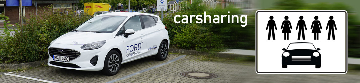 Ford Carsharing-Stellplatz in Geilenkirchen NRW Bahnhof