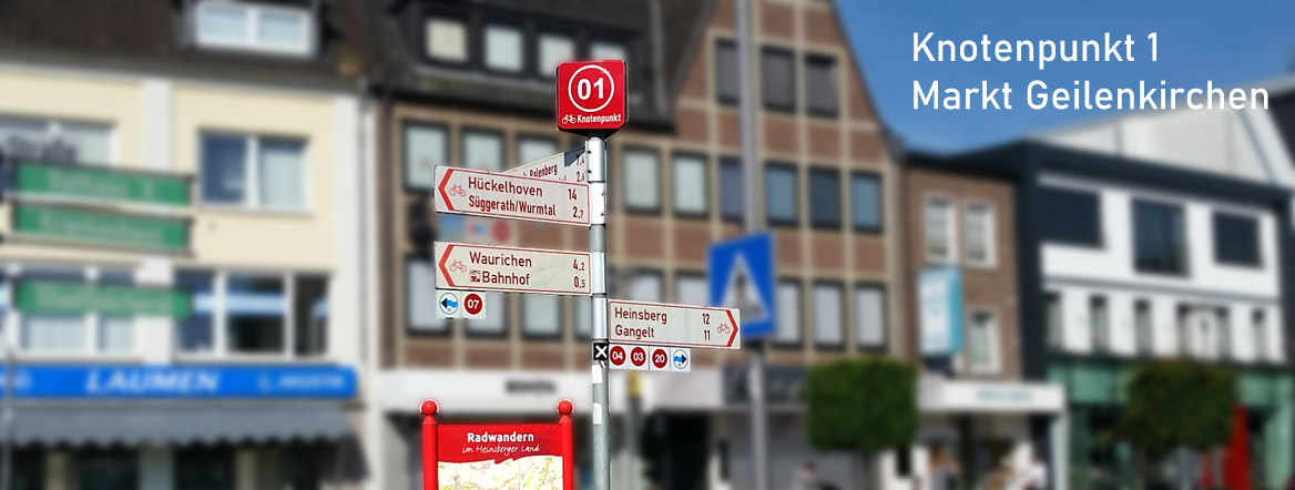 Radverkehrsnetz Knotenpunkt 1 Geilenkirchen Radfahren