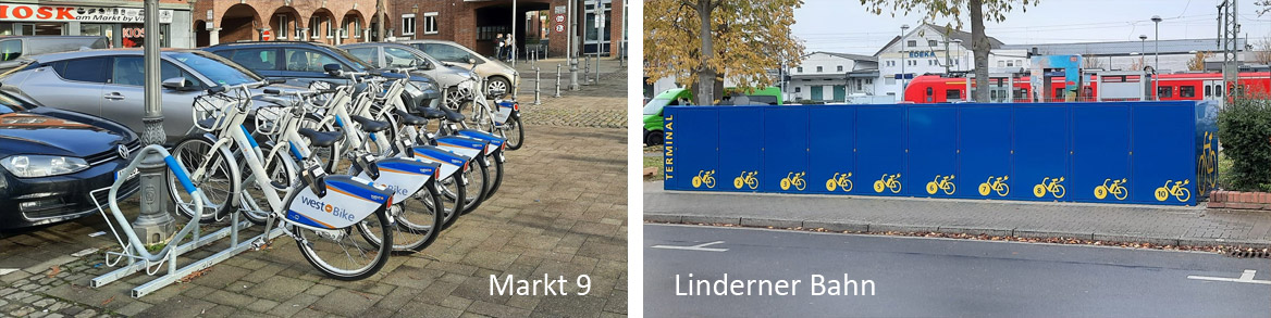 Fahrräder Fahrradboxen Bhf Geilenkirchen NRW Bahnhof
