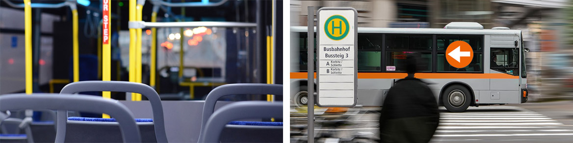 ÖPNV Nahverkehr Busbahnhof Lindern