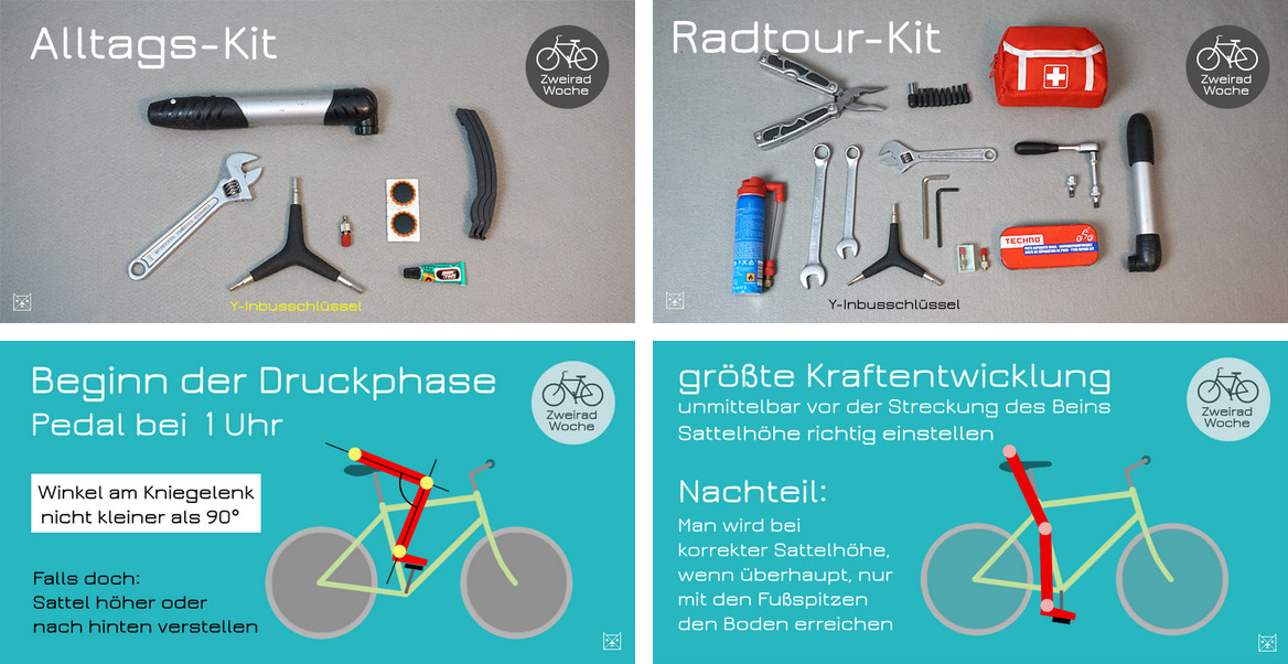 Fahrrad Sattelhöhe Radfahrer Tipps Radwerkzeug