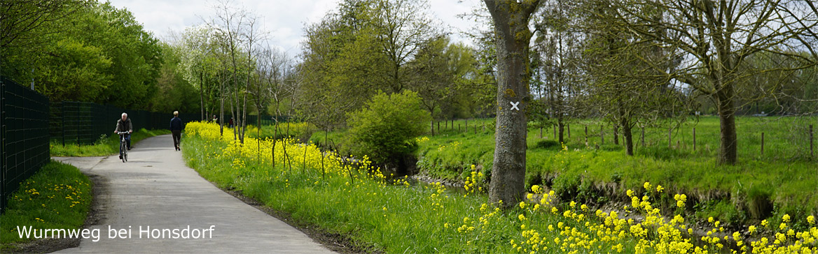 Radweg entlang der Wurm Geilenkirchen