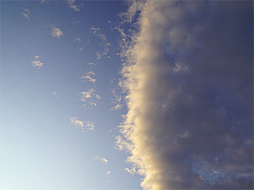 Wolkenformation Geilenkirchen Tageshimmel