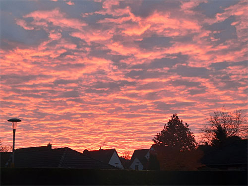Wolkenformation Geilenkirchen Lindern