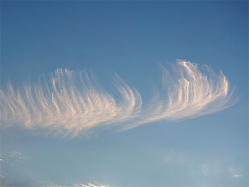 Wolkenformation Geilenkirchen Tageshimmel