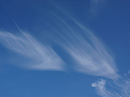 Wolkenformation Geilenkirchen Tageshimmel