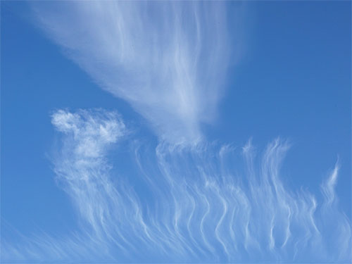 Wolkenformation Geilenkirchen Tageshimmel