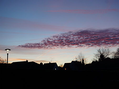 Wolkenformation Geilenkirchen
