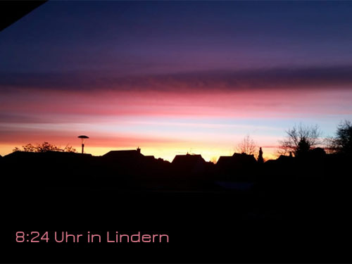 Morgenhimmel Lindern