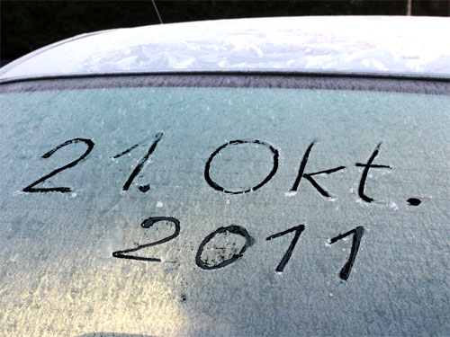 Erster Nachtfrost 2011