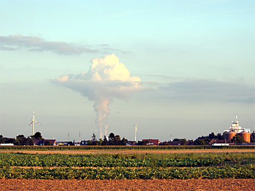 Wolkenformation Hitzetief