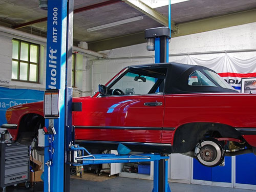 Autohäuser, Reparatur, Prüfstelle, Ersatzteile