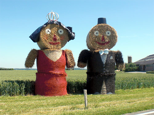 Strohmännchen Landwirtschaft