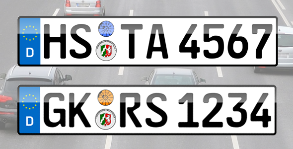 Kfz-Kennzeichen für Geilenkirchen