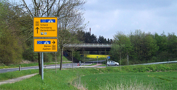 Auffahrt zur Umgehung 221 Geilenkirchen