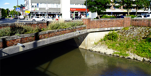 Überbauung der Wurm in Geilenkirchen