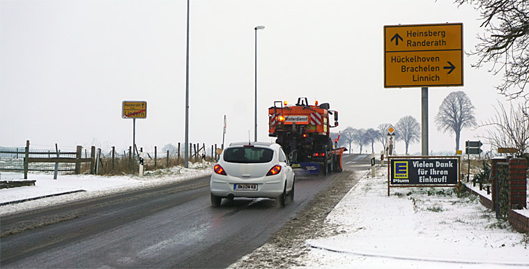 Winter Glätte Geilenkirchen