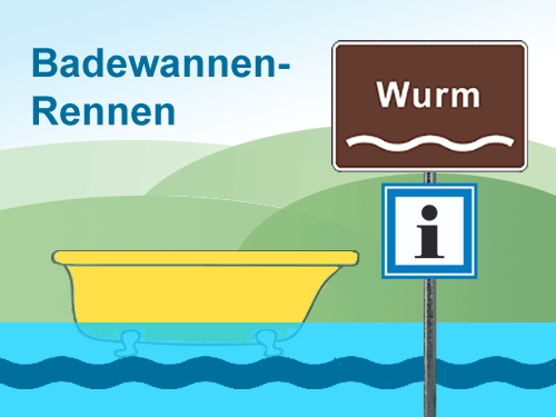 Badewannenrennen Wurm Geilenkirchen