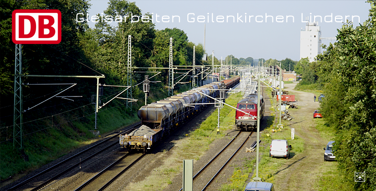 Geilenkirchen Gleisarbeiten Lindern