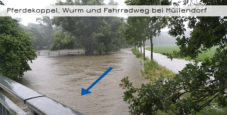 Geilenkirchen Hochwasser Wurm