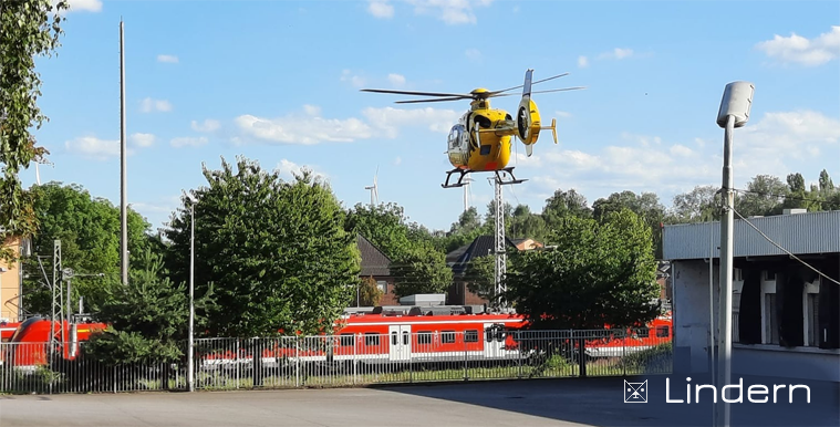 Hubschrauber Lindern