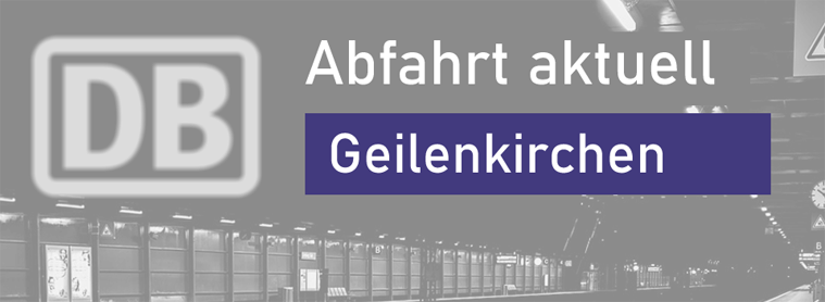 Abfahrt Bahnhof Geilenkirchen Lindern