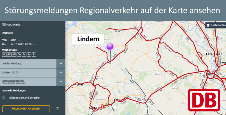 Geilenkirchen Störung Bahnverkehr