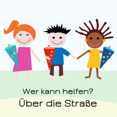 Kinderseite Über die Straße