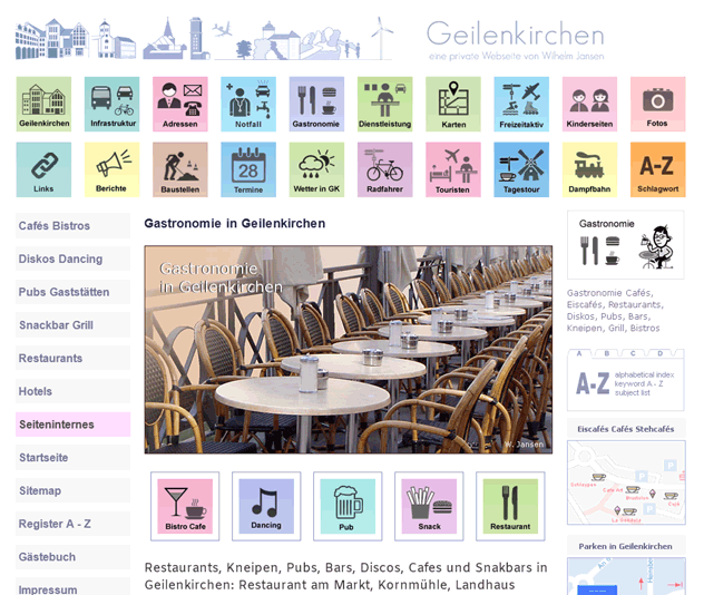 Screenshot Webseite Geilenkirchen