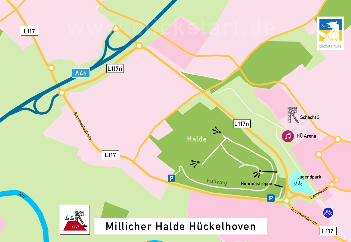 Nahbereich Millicher Halde Hückelhoven
