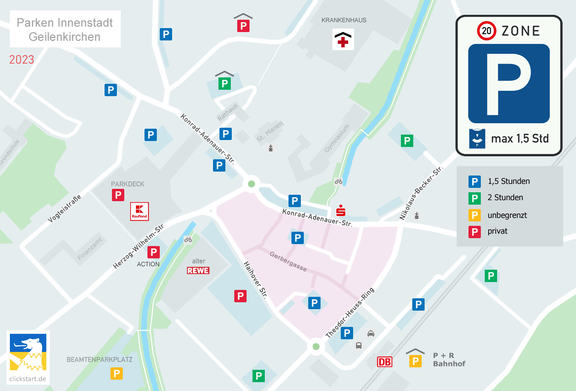 Parken Parkplätze Parkhäuser Geilenkirchen