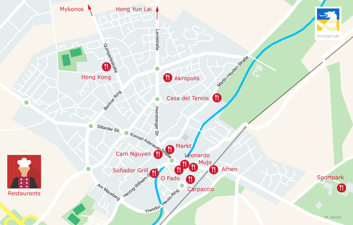 Restaurants Geilenkirchen Karte Anfahrt