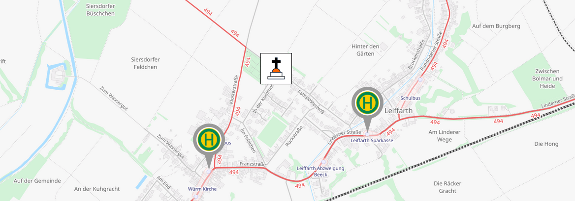 Karte Bus Geilenkirchen