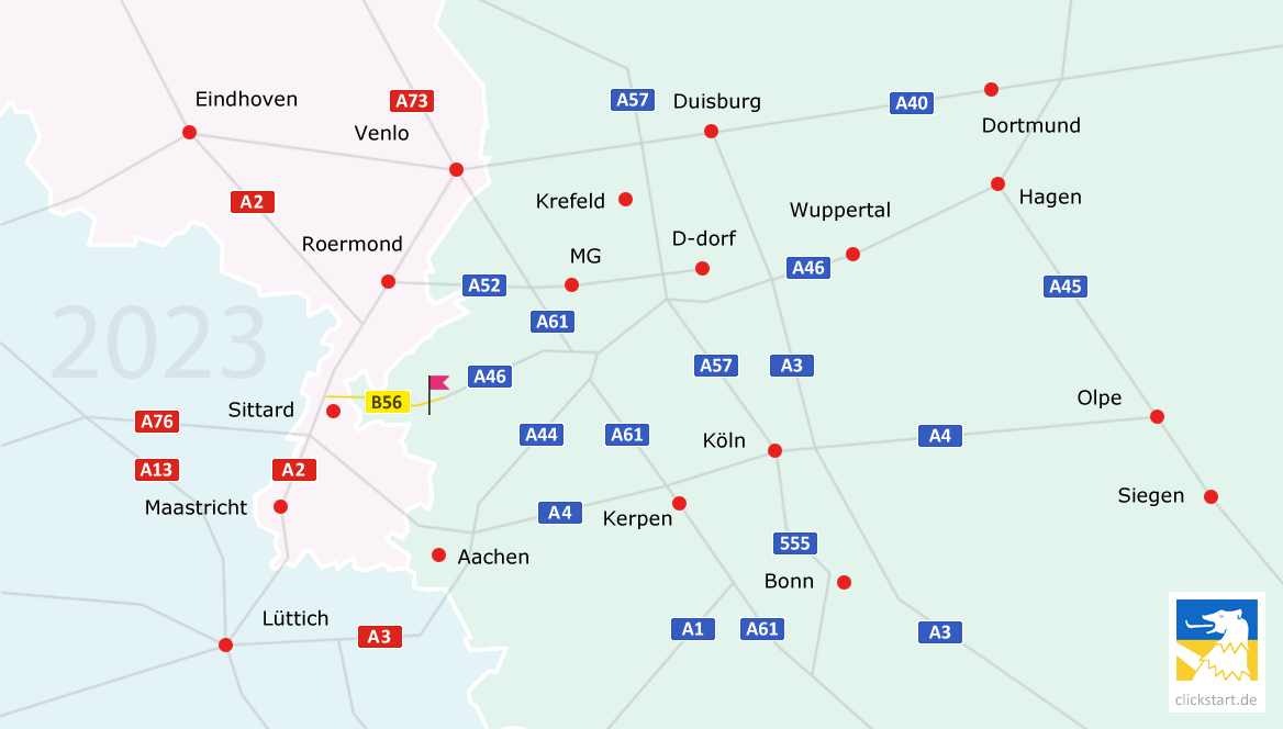 Anfahrt Autobahn Geilenkirchen
