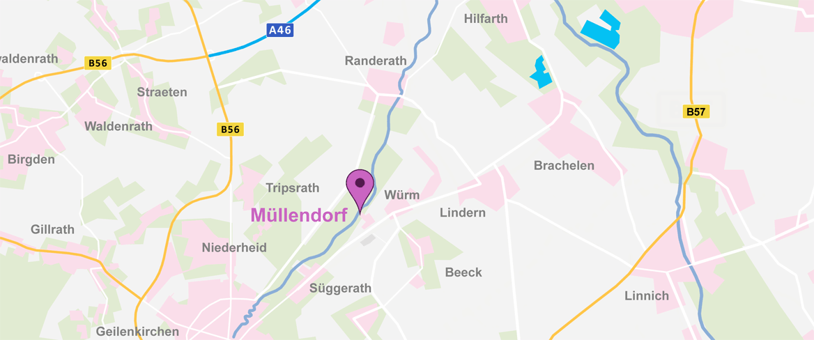 Anfahrt Karte Freizeitanlage Müllendorf