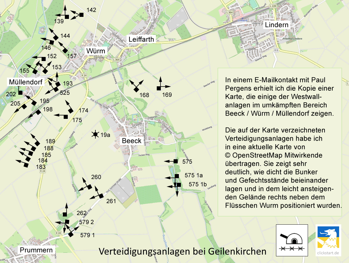 Geilenkirchen Westwall Sperranlagen Bunker
