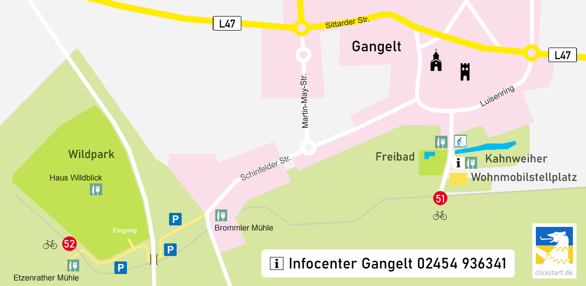 Kahnweiher Wildpark Freibad Gangelt