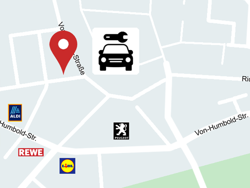 Anfahrtskarte