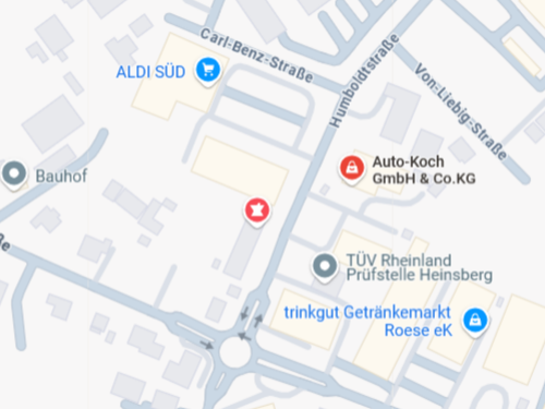 Anfahrtskarte Autohaus Himmels