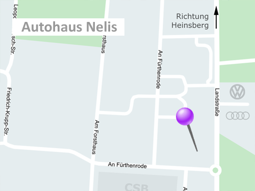 Anfahrtskarte