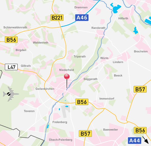 Anfahrt Elisabeth-Krankenhaus Geilenkirchen