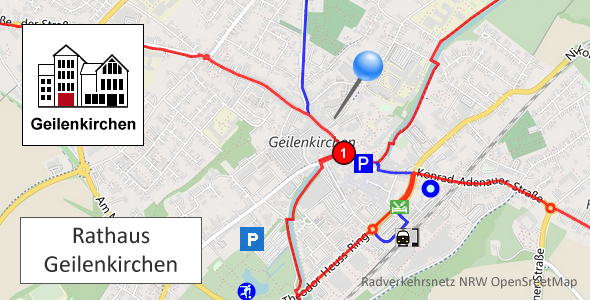 Radverkehrsnetz NRW Knotenpunkt 1