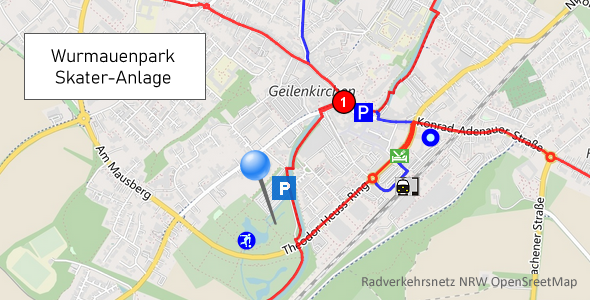 Radverkehrsnetz NRW Knotenpunkt