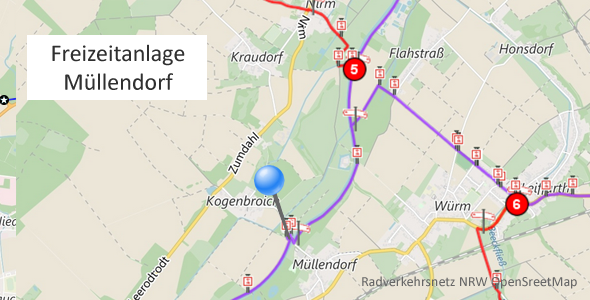 Radverkehrsnetz NRW Knotenpunkt