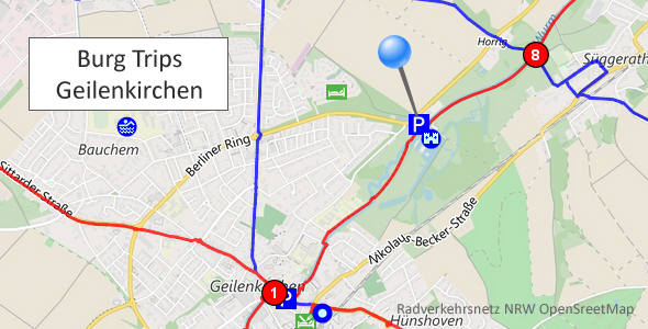 Radverkehrsnetz NRW Knotenpunkt