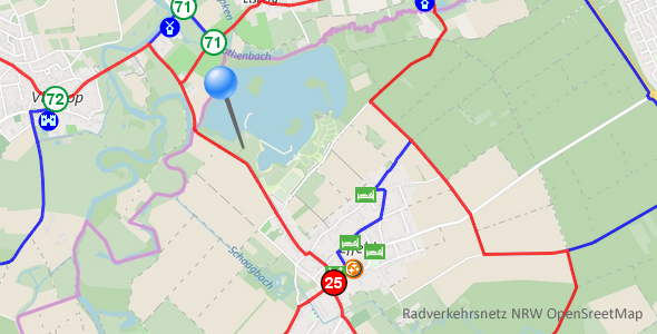 Radverkehrsnetz NRW Knotenpunkt