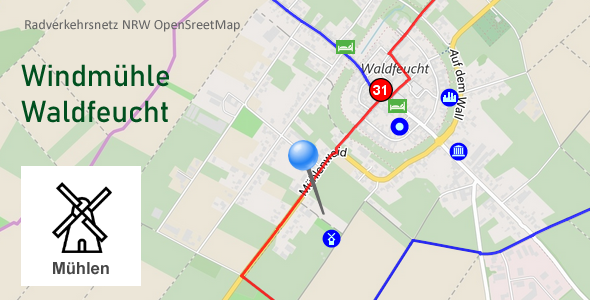 Radverkehrsnetz NRW Knotenpunkt