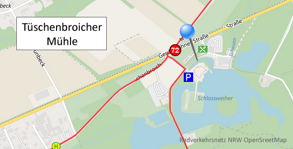 Radverkehrsnetz NRW Knotenpunkt