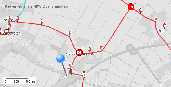Radverkehrsnetz NRW Knotenpunkt