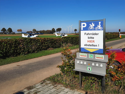 E-Bike Ladestation Flugclub Heinsberg